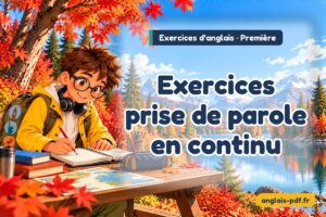 Exercices d'anglais première : Exercices prise de parole en continu