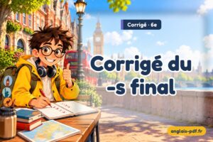 Corrigé des exercices d'anglais 6e : Corrigé du -s final