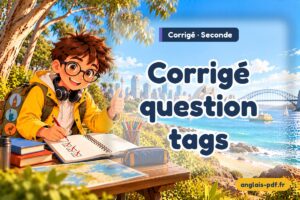 Corrigé des exercices d'anglais seconde : Corrigé question tags