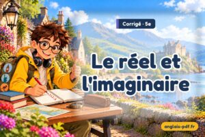 Corrigé des exercices d'anglais 5e : Le réel et l'imaginaire