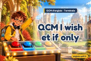 QCM d'anglais terminale : QCM I wish et if only