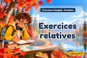 Exercices d'anglais première : Exercices relatives