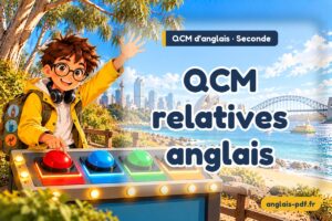 QCM d'anglais seconde : QCM relatives anglais