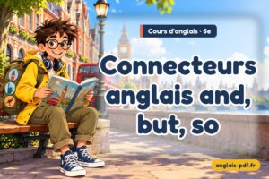 Cours d'anglais 6e : Connecteurs anglais and, but, so