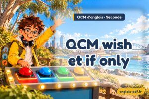 QCM d'anglais seconde : QCM wish et if only