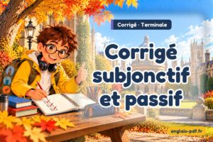 Corrigé des exercices d'anglais terminale : Corrigé subjonctif et passif