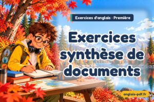 Exercices d'anglais première : Exercices synthèse de documents