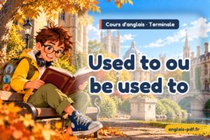 Cours d'anglais terminale : Used to ou be used to