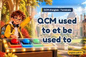 QCM d'anglais terminale : QCM used to et be used to