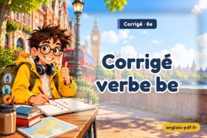 Corrigé des exercices d'anglais 6e : Corrigé verbe be