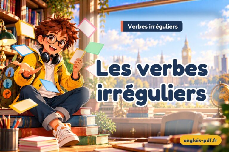 Verbes irréguliers anglais : tableau complet, audio et PDF