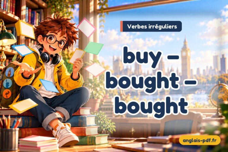 Verbes irréguliers A-B-B : buy-bought-bought