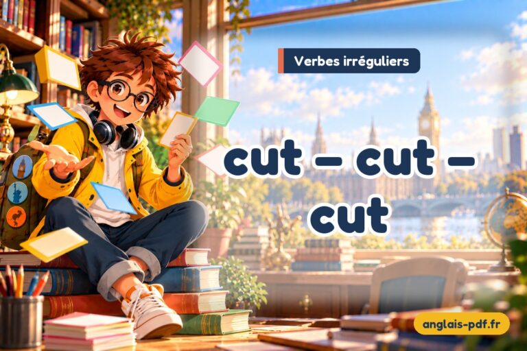 Verbes irréguliers A-A-A : cut-cut-cut