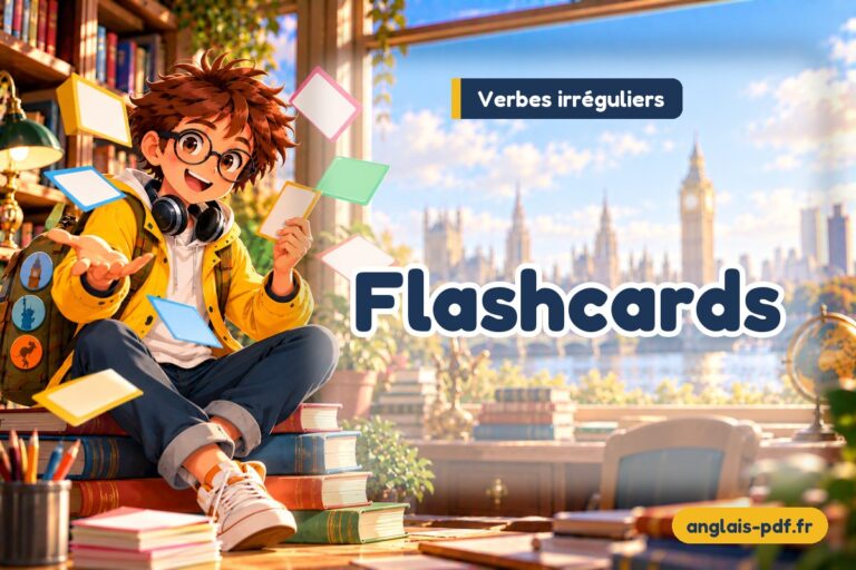 Flashcards des verbes irréguliers anglais