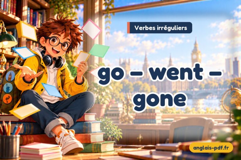 Verbes irréguliers A-B-C : go-went-gone