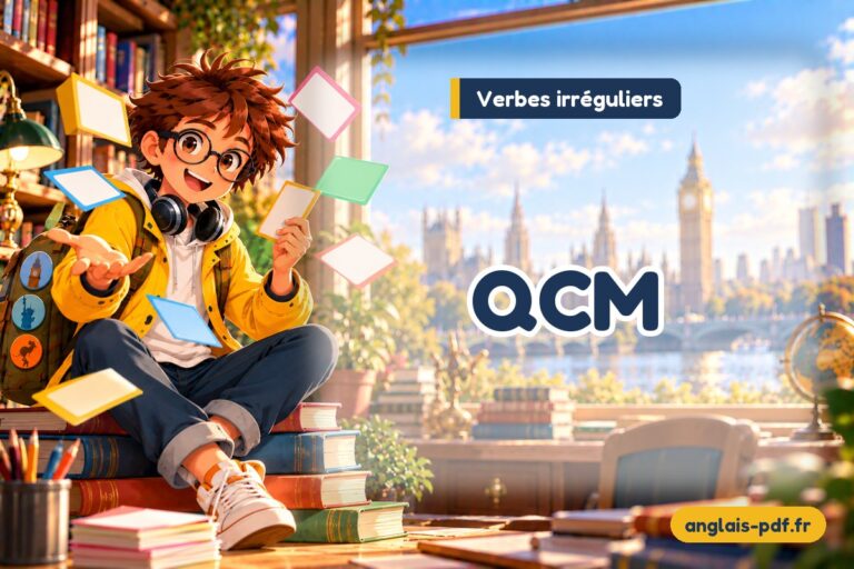 QCM sur les verbes irréguliers anglais