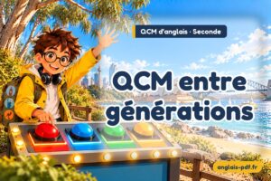 QCM d'anglais seconde : QCM entre générations