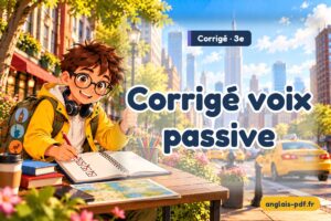Corrigé des exercices d'anglais 3e : Corrigé voix passive