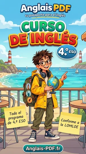 Portada del libro Curso de inglés 4.º ESO en PDF