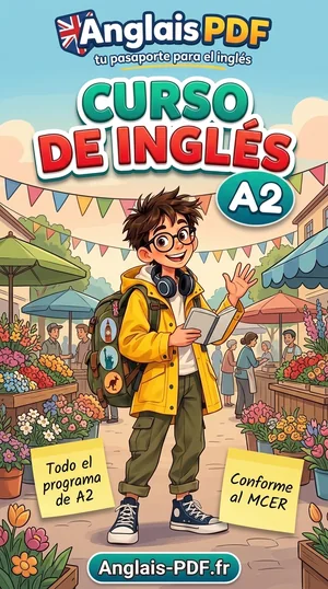 Portada: Curso de inglés A2 en PDF