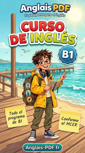 Portada: Curso de inglés B1 en PDF