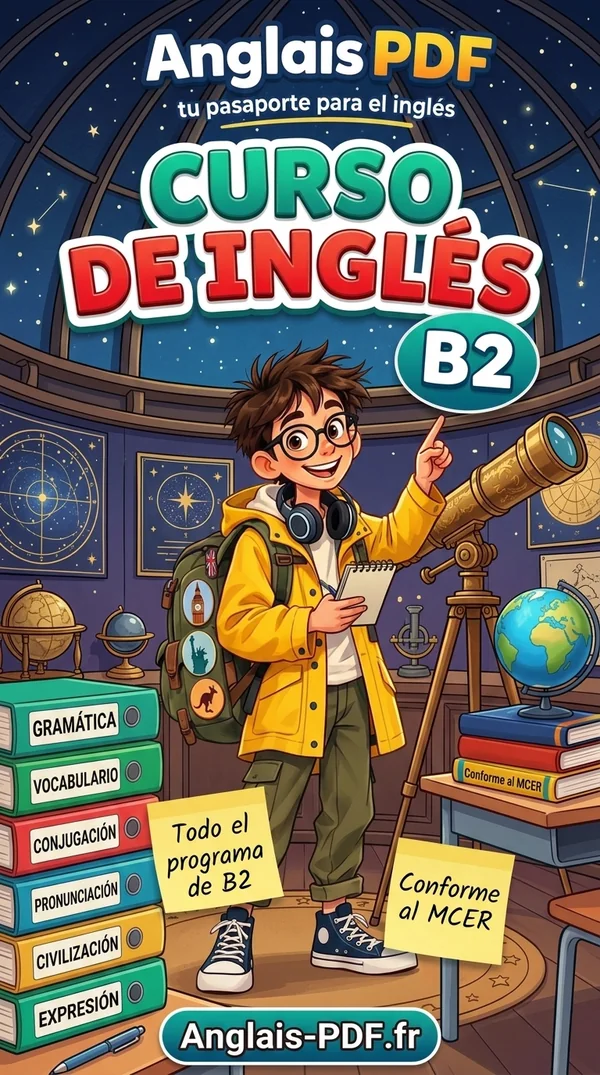 Portada del libro Curso de inglés B2 en PDF