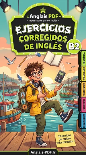 Portada del libro Ejercicios corregidos de inglés B2 en PDF