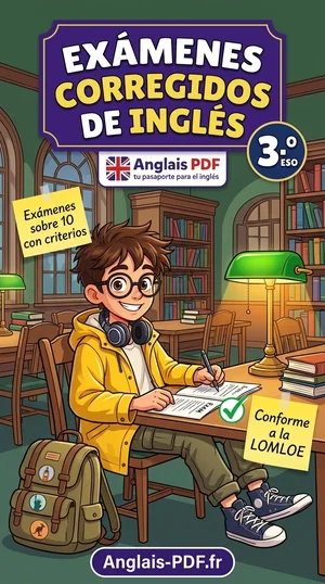 Portada: Exámenes corregidos de inglés 3.º ESO en PDF