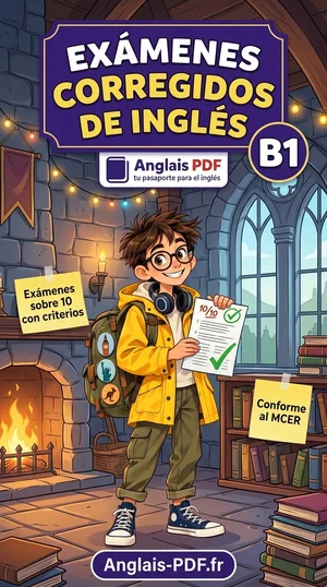 Portada del libro Exámenes corregidos de inglés B1 en PDF