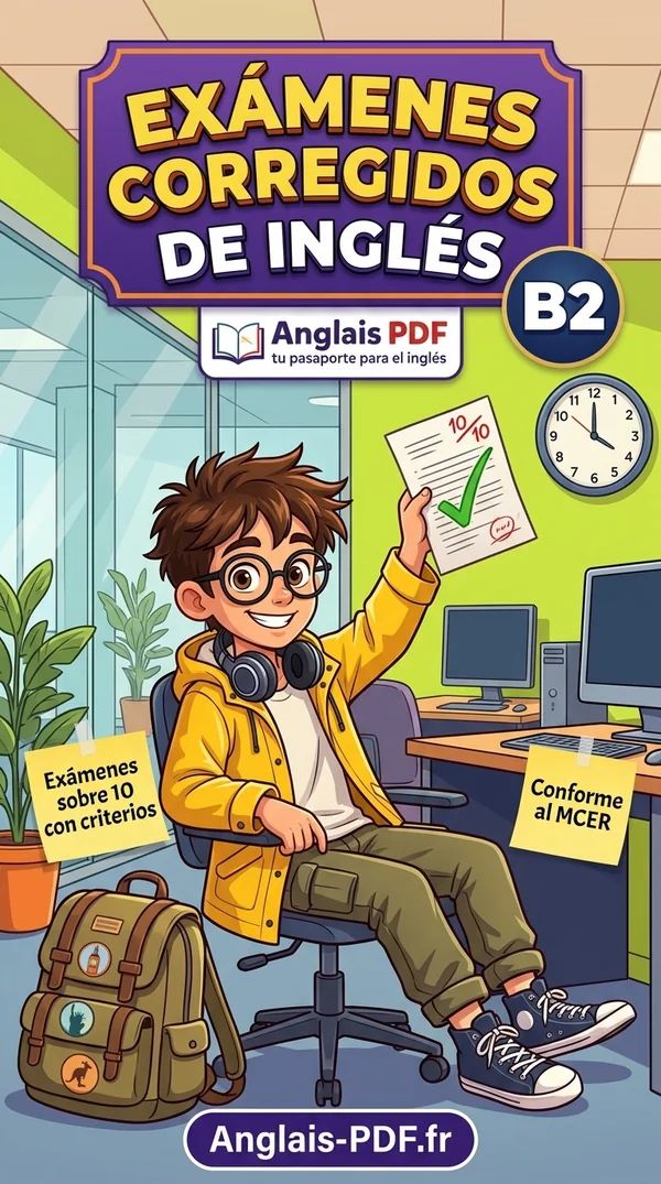 Portada del libro Exámenes corregidos de inglés B2 en PDF