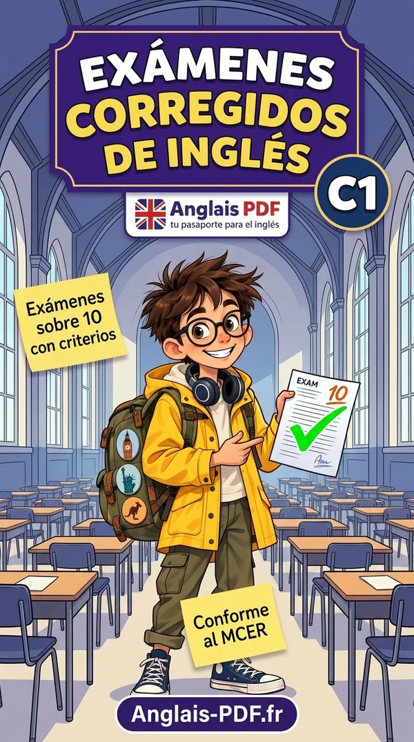 Portada del libro Exámenes corregidos de inglés C1 en PDF