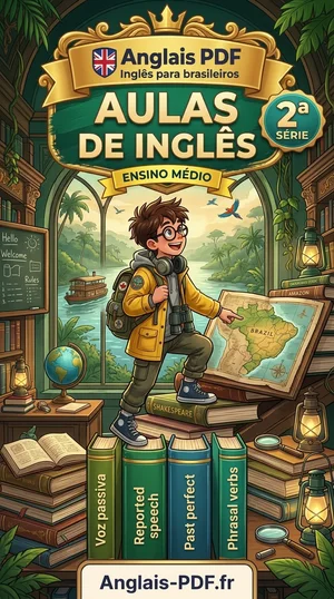 Capa do livro Aulas de inglês 2ª série em PDF