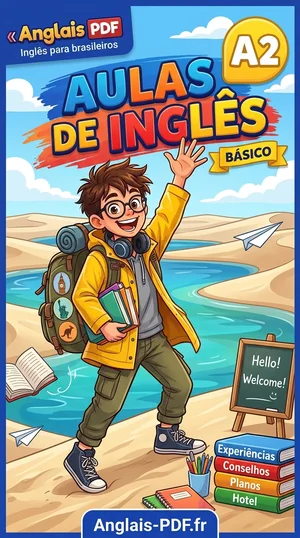 Capa do livro Aulas de inglês A2 em PDF