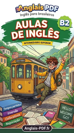 Capa do livro Aulas de inglês B2 em PDF