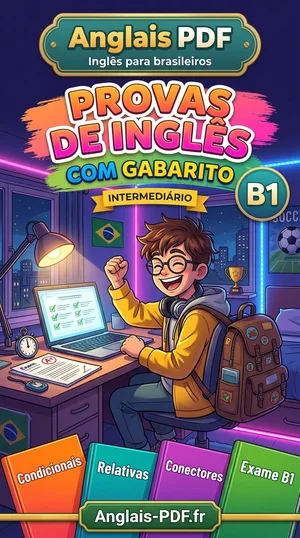 Capa do livro Provas de inglês B1 com gabarito em PDF