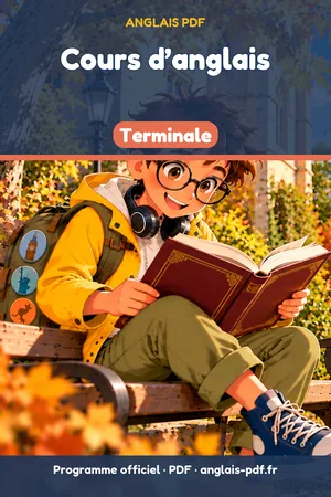 Jaquette du livre Cours d’anglais Terminale en PDF