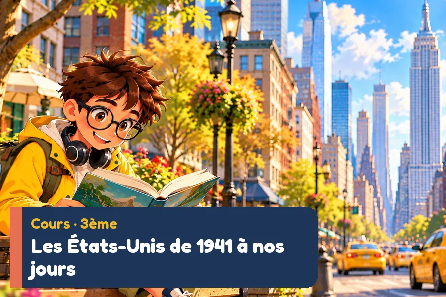 Illustration du cours d’anglais : Histoire des États-Unis depuis 1941