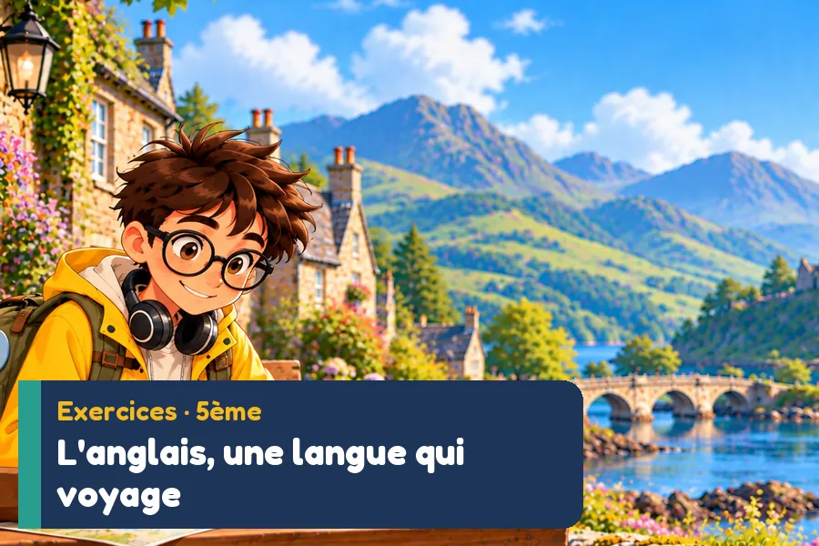 Illustration des exercices d’anglais : Exercices histoire de l’anglais