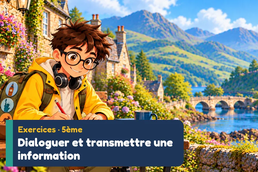 Illustration des exercices d’anglais : Dialoguer en anglais