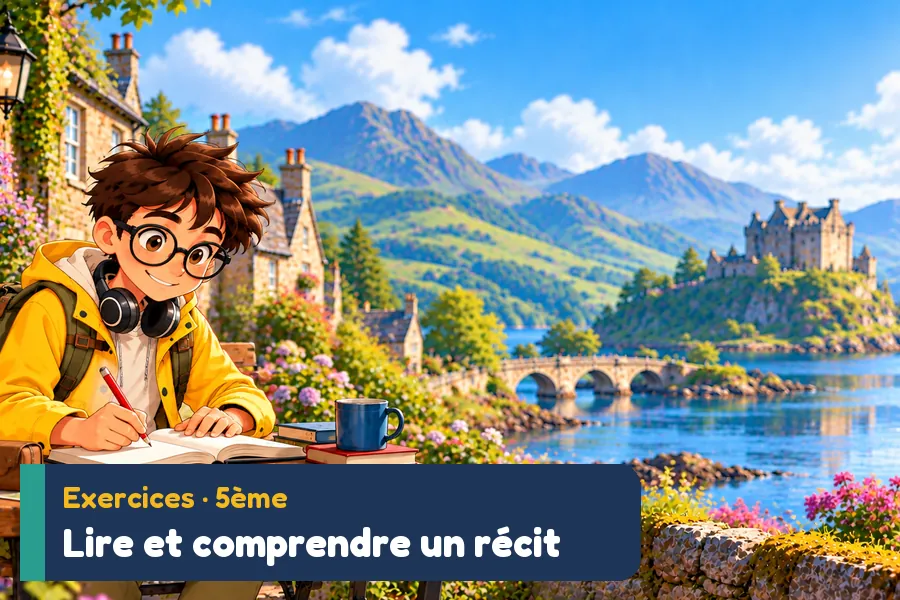 Illustration des exercices d’anglais : Exercices de lecture
