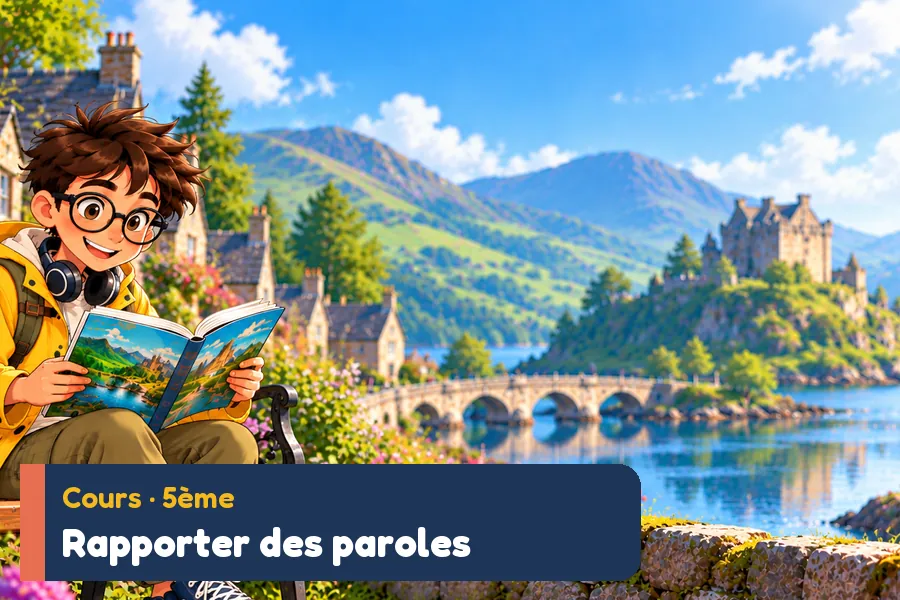 Illustration du cours d’anglais : Rapporter des paroles