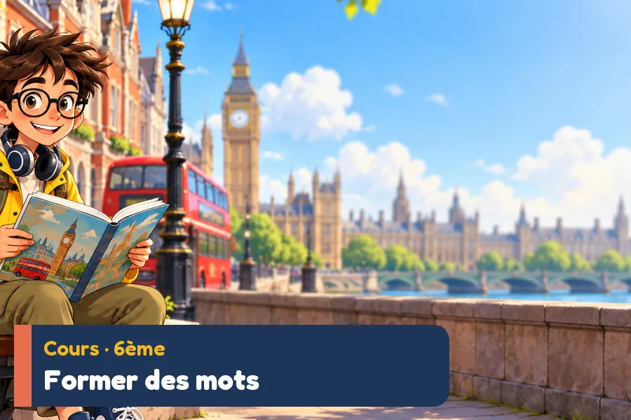 Illustration du cours d’anglais : Suffixes anglais et noms composés