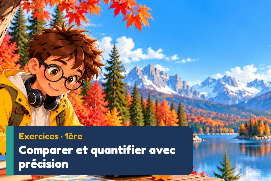 Illustration des exercices d’anglais : Exercices comparatif anglais