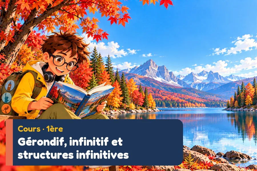 Illustration du cours d’anglais : Gérondif anglais et infinitif