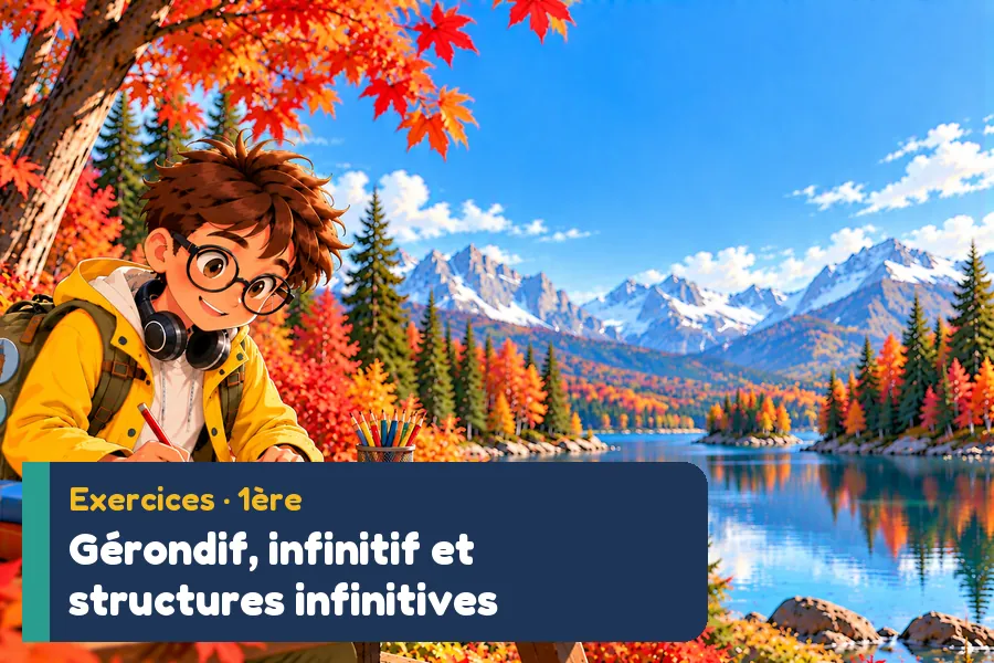 Illustration des exercices d’anglais : Exercices gérondif et infinitif