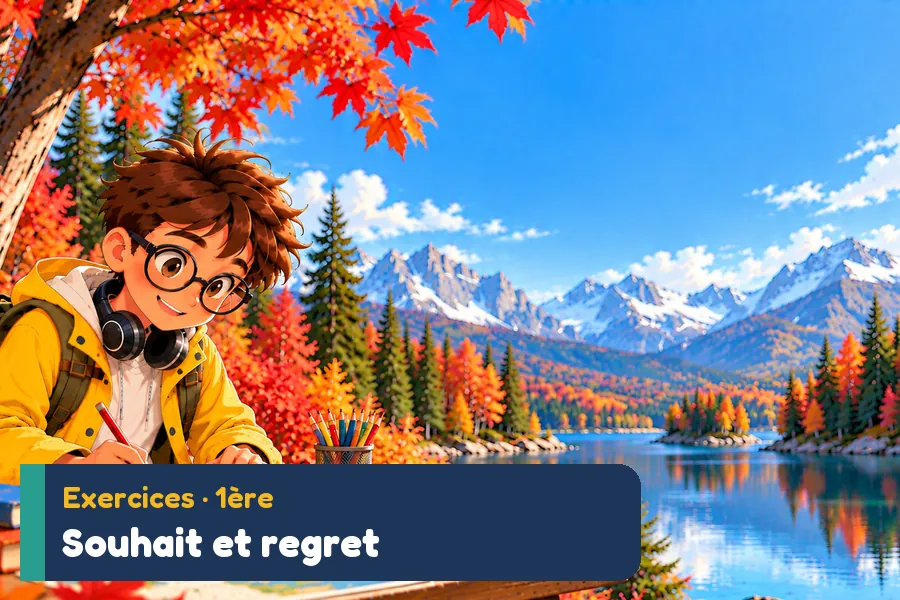 Illustration des exercices d’anglais : Exercices wish