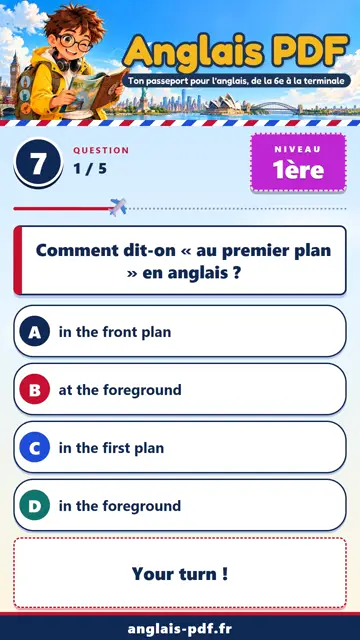 QCM anglais 1ère en vidéo : Analyser une caricature