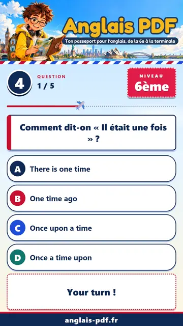 QCM anglais 6ème en vidéo : Contes et légendes