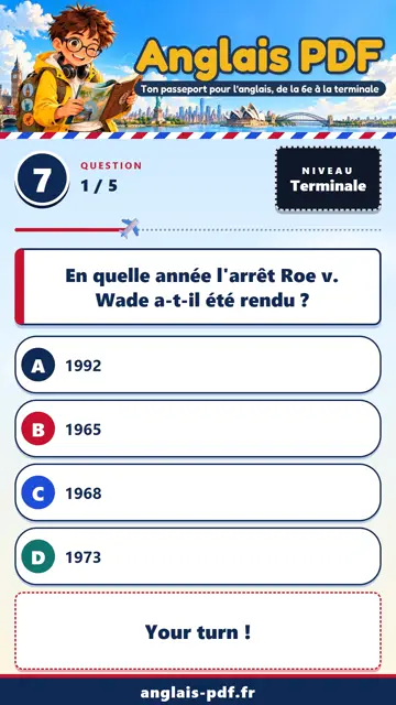 QCM anglais Terminale en vidéo : Espace privé, espace public